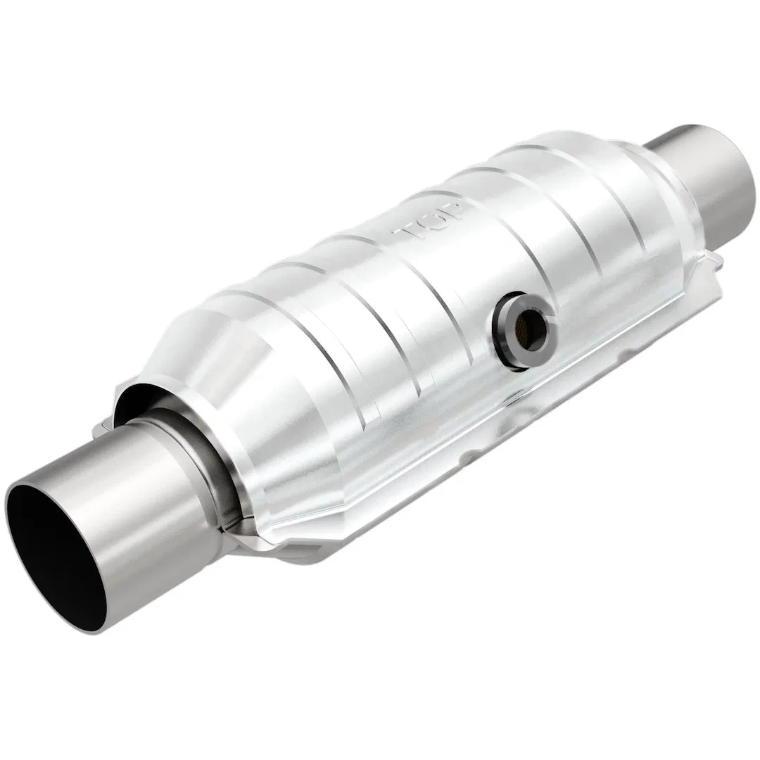 51355 – MAGNAFLOW Catalytic Converter, 5-1/8 Inch Diameter Stainless Steel Case Single 2-1/4 Inch Slip Fit Inlet Sing...